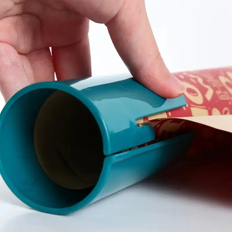 Portable Christmas Gift Wrap Cutter | Easy Film & Wrapping Paper Tool, No Battery Needed