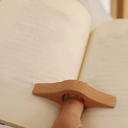 2 Wooden Thumb Book Page Holders | Reading Accessory | Free Shipping
