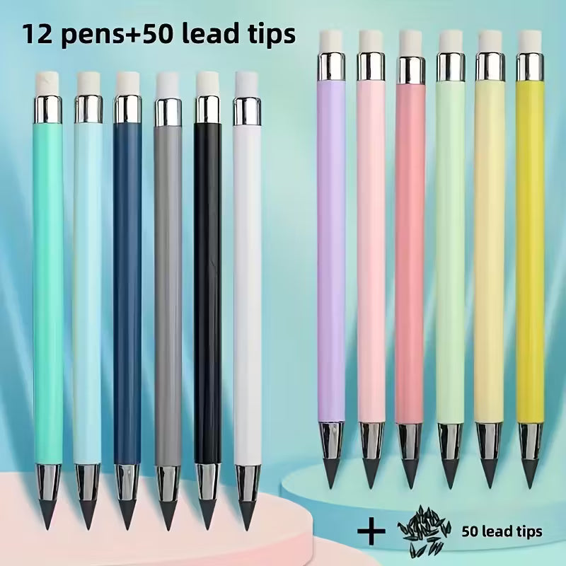 Magic Refillable Pencil Set – Smooth Writing, Creative Design & Replaceable Leads | The Ultimate Gift for Artists, Students & Stationery Lovers