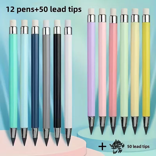 Magic Refillable Pencil Set – Smooth Writing, Creative Design & Replaceable Leads | The Ultimate Gift for Artists, Students & Stationery Lovers