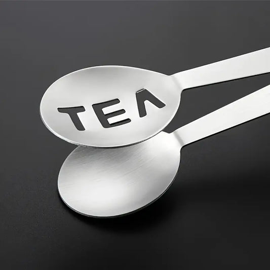 Stainless Steel Tea Spoon | Loose Leaf Scoop with Cut-Out Design | Free UK Shipping